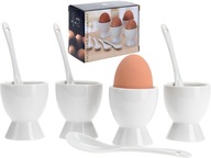 Podložky pod poháre + lyžičky na vajíčka - 4 sady
