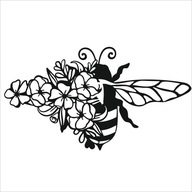 Maliarska šablóna, maliarska šablóna, včielka