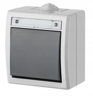 Schodiskový vypínač IP55 AQUANT single Schodiskový vypínač IP55 AQUANT single