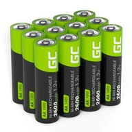 12x batérie dobíjacie batérie AA R6 2600mAh 12x batérie dobíjacie batérie AA R6 2600mAh