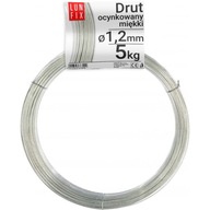 VIAZACÍ DRÔT 1,2 mm NA VÝZTUHU ZINKOVANÝ 5 kg armovací drôt (cca 530 metrov) VIAZACÍ DRÔT 1,2 mm NA VÝZTUHU ZINKOVANÝ 5 kg armovací drôt (cca 530 metrov)