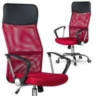 Sofatel Sydney červená mikrosieťovaná kancelárska stolička