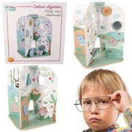 Centrum aktivít pre deti, vzdelávacie bloky, korálky, AdamToys Centrum aktivít pre deti, vzdelávacie bloky, korálky, AdamToys