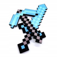 Diamantový meč Minecraft + akčná figúrka krompáč