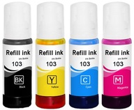 4x ATRAMENT PRE TLAČIAREŇ EPSON L3111 L3150 L3151 L5190 4x ATRAMENT PRE TLAČIAREŇ EPSON L3111 L3150 L3151 L5190