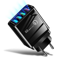 Nabíjačka 3 x USB + USB sieť QC3.0 Nabíjačka 3 x USB + USB sieť QC3.0