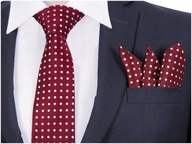 POCKET Square + TIE Žakárové potrubie MIKROVLÁKNA K114