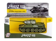 Súprava modelu tanku T-34-85 RUDY 102, mierka 1:43 Súprava modelu tanku T-34-85 RUDY 102, mierka 1:43