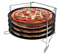 SADA 4 OBKLADOV PIZZY SO STOJANOM, 28CM SADA 4 OBKLADOV PIZZY SO STOJANOM, 28CM