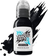 Svetoznámy atrament, tetovací pigment, čierny Pancho Black 30ml