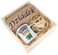 SKVELÝ DARČEK PRE DEDKA UTERÁK + KRABIČKA NA HRNKY SKVELÝ DARČEK PRE DEDKA UTERÁK + KRABIČKA NA HRNKY