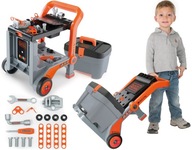 SMOBY Workshop Vozík Náradie Kufor BLACK DECKER