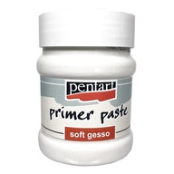 Soft Gesso primer - Pentart - biely, 230 ml