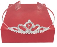 Korunka Tiara Silver do vlasov diadém so zirkónmi Korunka Tiara Silver do vlasov diadém so zirkónmi