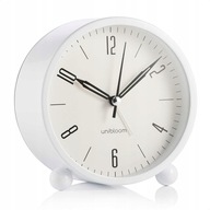 Budík Hodinky Noiseless Silent WHITE Unibloom Budík Hodinky Noiseless Silent WHITE Unibloom