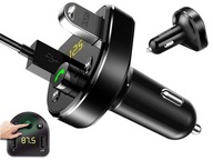 Bluetooth FM vysielač, 2xUSB handsfree sada Bluetooth FM vysielač, 2xUSB handsfree sada
