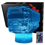 3D LED USB nočná lampa PRE VODIČOV TIRA TIR SCANIA 3D LED USB nočná lampa PRE VODIČOV TIRA TIR SCANIA