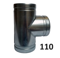 T-kus 3x110mm pre odsávaciu hadicu spiro rúrka PUR ventilátorový absorbér