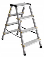 Obojstranný domáci rebrík, 4 stupne, 150 kg, TUV cert Obojstranný domáci rebrík, 4 stupne, 150 kg, TUV cert