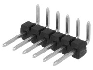 hmoždinková lišta 1x6, hranatá, rozteč 2,54 mm, 20 ks. hmoždinková lišta 1x6, hranatá, rozteč 2,54 mm, 20 ks.