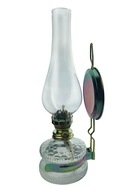 Petrolejová lampa so skleneným valcom a reflektorom Petrolejová lampa so skleneným valcom a reflektorom