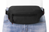 Pánska taška cez pás, športová hipster taška M.12, BLACK Pako Jeans Pánska taška cez pás, športová hipster taška M.12, BLACK Pako Jeans