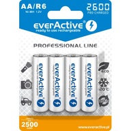 EVERACTIVE AA/HR6 2500mAh batéria (4 ks) EVERACTIVE AA/HR6 2500mAh batéria (4 ks)