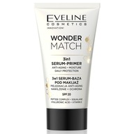 Eveline Cosmetics Wonder Match sérum-báza pod make-up 3v1 30ml Eveline Cosmetics Wonder Match sérum-báza pod make-up 3v1 30ml