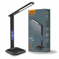Videx stmievateľná LED stolná lampa 5W 280lm CLOCK DATA TEMP Videx stmievateľná LED stolná lampa 5W 280lm CLOCK DATA TEMP