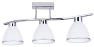 Závesné svietidlo Stropný chrómový luster Sklenené LED Závesné svietidlo Stropný chrómový luster Sklenené LED