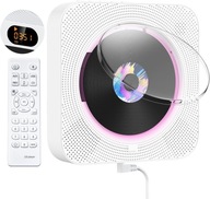 prenosný bluetooth usb cd prehrávač + diaľkové ovládanie so 6 režimami podsvietenia prenosný bluetooth usb cd prehrávač + diaľkové ovládanie so 6 režimami podsvietenia