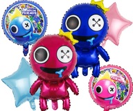 Sada narodeninových balónov RAINBOW FRIENDS ROBLOX, 6 ks Sada narodeninových balónov RAINBOW FRIENDS ROBLOX, 6 ks
