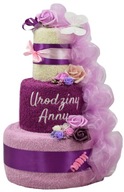 Uteráková torta VYŠÍVACÍ DARČEK k meninám Uteráková torta VYŠÍVACÍ DARČEK k meninám