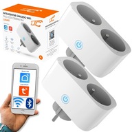 SET 2V1 2x DVOJITÁ SMART ZÁSUVKA ČASOVAČ SMART WIFI SET 2V1 2x DVOJITÁ SMART ZÁSUVKA ČASOVAČ SMART WIFI
