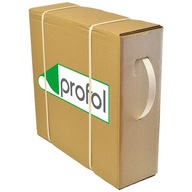 PP páska 12mm 0,6 1000m Biela v kartónovej krabici na palety