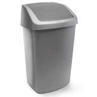 KRIVÝ KOŠ 15L VÝKLOPNÝ NÁDOBA, SIVÁ KRIVÝ KOŠ 15L VÝKLOPNÝ NÁDOBA, SIVÁ