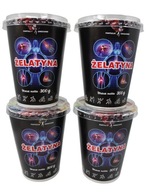 Želatínový prášok kĺby kosti zdravotný balíček 4x300g Želatínový prášok kĺby kosti zdravotný balíček 4x300g