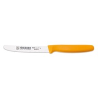 Giesser - zúbkovaný univerzálny nôž 11 cm. žltá. Giesser - zúbkovaný univerzálny nôž 11 cm. žltá.