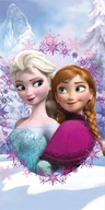 Detská bavlnená plážová osuška FROZEN FROZEN ANNA ELZA Detská bavlnená plážová osuška FROZEN FROZEN ANNA ELZA