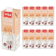 Inka Ovsený nápoj limetkový Milk Set 10x 1L Inka Ovsený nápoj limetkový Milk Set 10x 1L