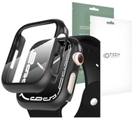PUZDRO + SKLENENÉ puzdro na APPLE WATCH 7 8 9 45 mm čierne Tech-Protect PUZDRO + SKLENENÉ puzdro na APPLE WATCH 7 8 9 45 mm čierne Tech-Protect