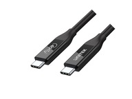 Kábel USB Type-C 4.0 PD 100W 0,8m 40Gbps Unitek Kábel USB Type-C 4.0 PD 100W 0,8m 40Gbps Unitek
