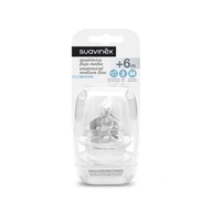 SUAVINEX Anatomické cumlíky, priemerný prietok 6m+ SUAVINEX Anatomické cumlíky, priemerný prietok 6m+