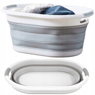 SKLADACÍ KOŠÍK NA PRÁDLO, SILIKÓNOVÁ MISKA, 25L SKLADACÍ KOŠÍK NA PRÁDLO, SILIKÓNOVÁ MISKA, 25L