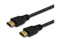 Kábel HDMI-HDMI v.1.4 Savio s podporou 3D 15 metrov