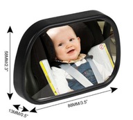Nastaviteľné zrkadlo na pozorovanie dieťaťa počas cestovania
