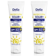 Delia Sun Proteccion hydratačný krém Spf50 2x100