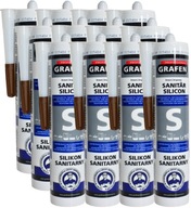 12X grafénový sanitárny silikón proti hnedej plesni 12X grafénový sanitárny silikón proti hnedej plesni