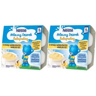 NESTLE Mliečny dezert vanilkový 2X400g NESTLE Mliečny dezert vanilkový 2X400g