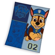 Mäkká plyšová deka PAW PATROL páv Chase modrá 150x200 cm Coral Czejs Mäkká plyšová deka PAW PATROL páv Chase modrá 150x200 cm Coral Czejs